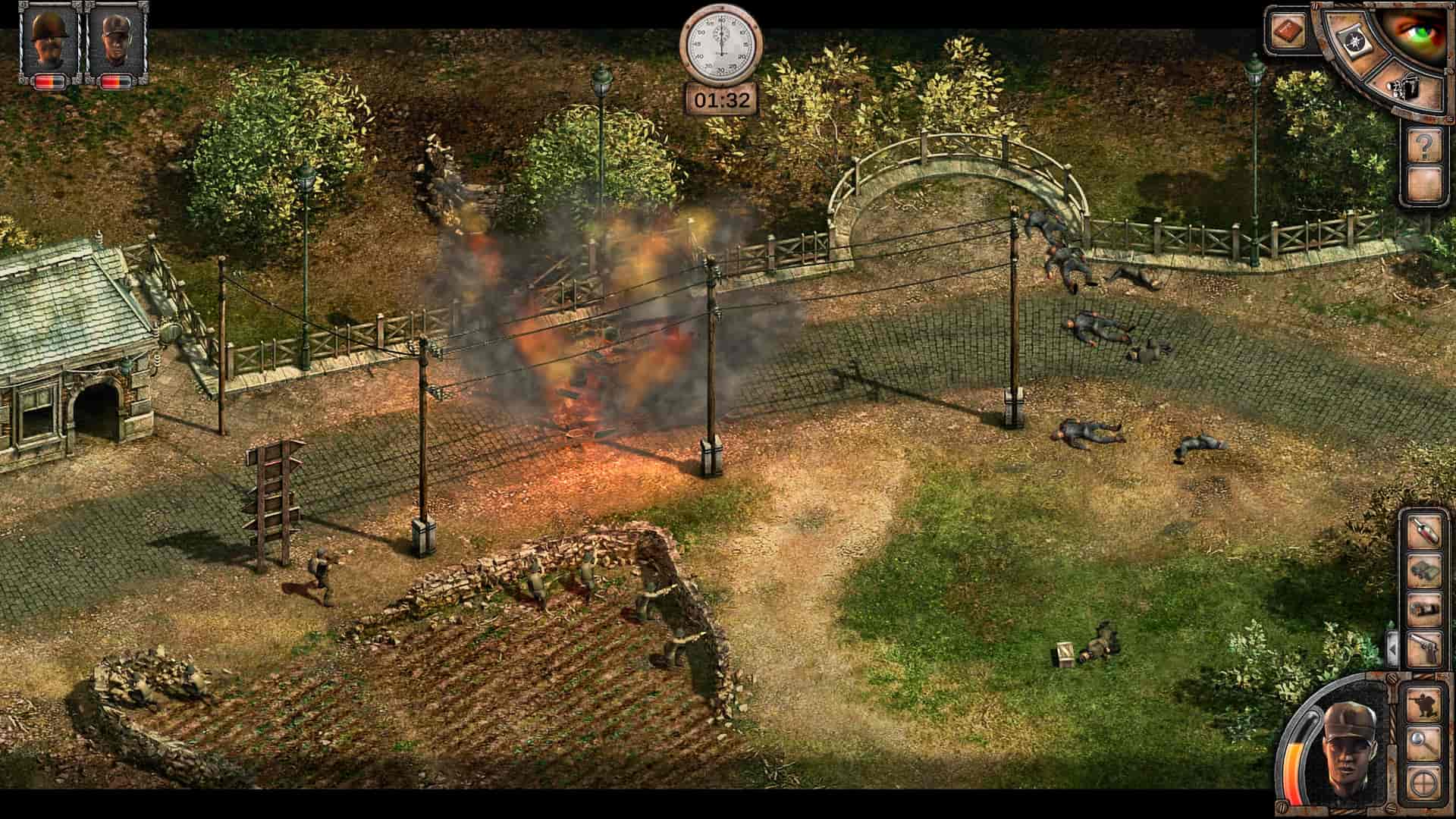 captura del juego Commandos 2: HD Remaster que es uno de los mejores juego de estrategia