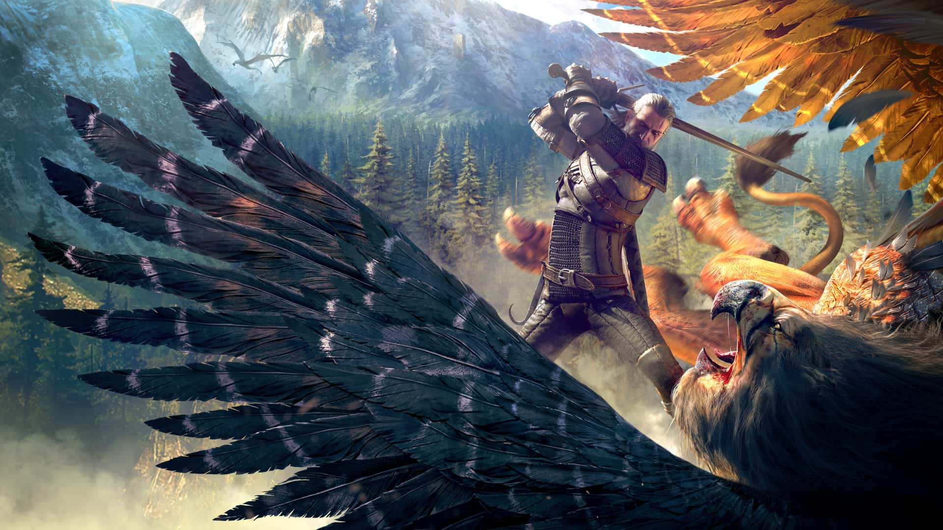 Artwork del juego The Witcher 3: Wild Hunt que es uno d elos mejores juegos de modo historia de pc